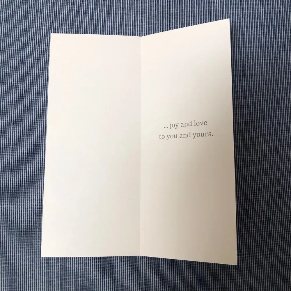 Five (5) World Wildlife Fund Christmas Cards